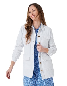 Contrast Stitch Women Denim <b>Jacket</b> Modern Design Jean Outerwear Premium Quality - Product Image 1