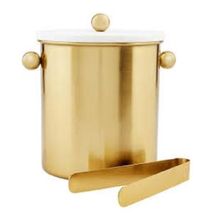 Usine Vente Style Attrayant Laiton Métal Seau À Glace Antique Hôtels Bar Fournitures En Acier Inoxydable Refroidisseur Seau À Glace Fabriqué en Inde - Product Image 3