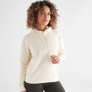 Jersey informal de algodón para mujer, Sudadera con capucha de lana tecnológica, jersey de gran tamaño de alta calidad, ropa de calle transpirable frontal al por mayor para invierno - Product Image 1