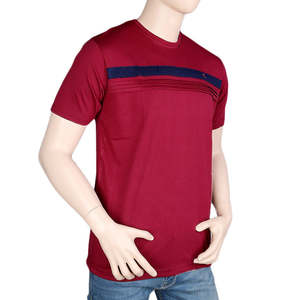 T-shirt à col rond Chase Value pour homme - Marron taille XL - Tissu jersey P.C - Product Image 1