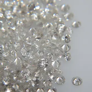 天然松散钻石1毫米尺寸1cts批量SI1净度H颜色明亮切割干净白色，以设定物有所值