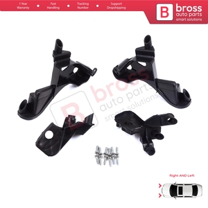 Support de fixation de phare BHL574, kit de réparation avec languettes, côté gauche et droit, pour C4 MK2 B7 NC 2009-2018, 4 MK1 NX 2010-2015, 6212H1 6212H0 - Product Image 4