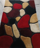 Nouvel arrivage de tapis en laine moderne touffeté à la main Design multicolore Tapis en laine pure Chambre à coucher Salon Logo Modèle Porte de maison