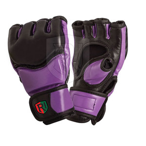 ถุงมือฝึกทำจากหนัง MMA ใส่สบายพร้อมโลโก้ออกแบบได้ตามต้องการ - Product Image 1