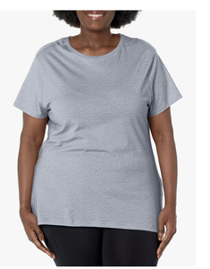 Camiseta de Manga Corta con Cuello Redondo para Mujer, Talla Grande, Logotipo Personalizado, Fábrica de Bangladesh, Venta al por Mayor, Nueva Llegada, Camisetas de Algodón Transpirable - Product Image 4