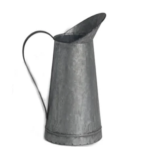 Arrosoir galvanisé de style vintage, accessoire de jardin en métal classique pour plantes et fleurs disponible au prix de gros - Product Image 5