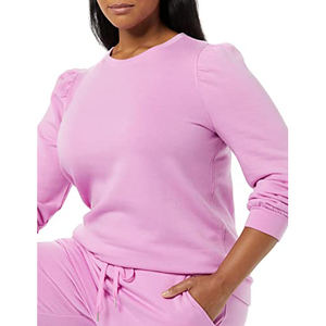 Gran oferta de sudaderas para mujer, buen Material, Color sólido, manga larga, algodón, transpirable, personalizado, para sudaderas de mujer - Product Image 5