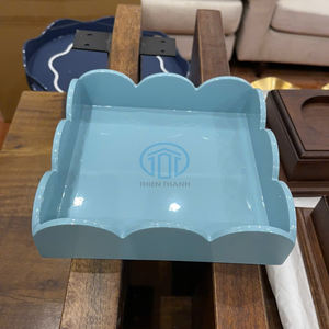 Nouveau plateau laqué design avec couleur OEM/ODM fabriqué au Vietnam au prix de gros - Product Image 4
