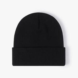 Custom Logo Knit Beanie <b>Hats</b> <b>Winter</b> Styles For Merch And Startup Brands - Product Image 1