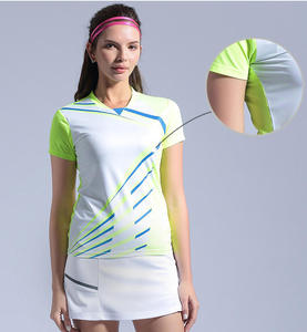 Ensemble d'uniformes de tennis légers unisexe vêtements de sport respirants à séchage rapide par sublimation personnalisée pour hommes et femmes - Product Image 6