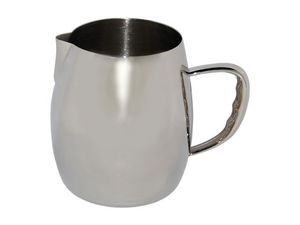 Pichet à lait classique en acier inoxydable 304 pour latte art, finition miroir/satinée, pour café et thé - Product Image 1