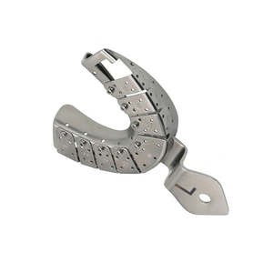 Bandejas de Impresión Dentales GDC de Acero Inoxidable Autoclavables, Certificadas CE, Fabricadas en Alemania, Perforadas para Dientes Edéntulos - Product Image 3