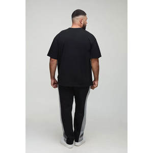 Boxy cropped hip hop camiseta para hombres con bordado 95 algodón 5 spandex oversize anime 300 gsm Top Homme shirt - Product Image 2