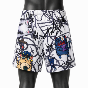Pantalones Cortos Deportivos Personalizados para Hombre, Pantalones Cortos de Playa con Estampado Urbano, de Secado Rápido, Casuales de Verano, Diseño por Sublimación, OEM, ODM - Product Image 6