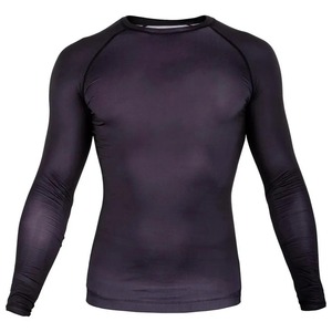 Vente en gros de protection contre les éruptions cutanées à manches longues serrées par compression Conception sportive de qualité supérieure pour adultes Vêtements pour hommes Gym MMA Utilisation Style garçon - Product Image 5
