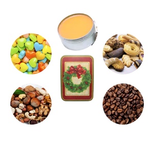 Safety Certified Food Grade Rectangular Tinplate Can Gold Inner Paint for <b>Chocolate</b> Candy Cookie Storage Customizable Surface - Product Image 4