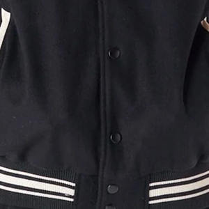 Chaqueta Varsity de Cuero con Capucha en Nuevo Color para Uso Unisex en Invierno, Transpirable, Anti-UV, Diseño Reversible, para Todas las Edades - Product Image 6