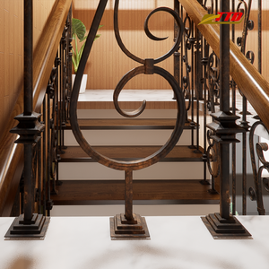 Vietnam manufacture interior <b>stair</b> <b>railings</b> and metal <b>stair</b> parts with 100 percent Vietnam origin and reliable export quality - Product Image 5