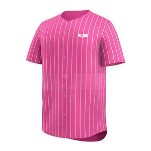 Jersey de béisbol transpirable ligero Diseño de ropa deportiva popular para tallas grandes Hecho en Pakistán - Product Image 2