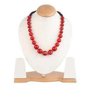 Collier de créateur de perles en résine multicolore fabriqué à la main bijoux de mode audacieux et à la mode pour les femmes décontractées, Boho et tenues de fête - Product Image 4