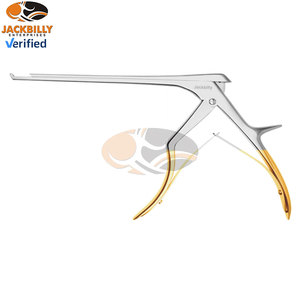 JACKBILLY Love Kerrison Rongeur Punch Instrumento con placa de pie delgada Mordida 40 grados hacia adelante 2mm Tamaño de mordida Quirúrgica de alta calidad - Product Image 6