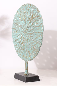 Finition multicolore de table au design moderne en laiton AK avec marbre noir pour décor de table/décor de salon - Product Image 2