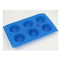 Plateau à muffins en silicone sur mesure OEM Plat de cuisson en forme de rectangle avec finition fine Vente Plateaux en plastique exportés