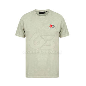 เสื้อยืดผู้ชายผ้าฝ้าย100% ฟอกกรดเสื้อยืดลำลองแนวสตรีทเสื้อซักได้สำหรับฤดูร้อน - Product Image 1