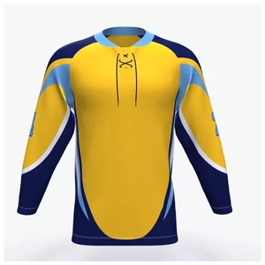Maillot de hockey sur glace de haute qualité, design personnalisé et gratuit, service OEM, vêtements de sport pour adultes - Product Image 6