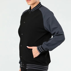 Vestes d'université pour femmes de qualité supérieure Manteaux Letterman brodés personnalisés de haute qualité Vestes d'université à la mode - Product Image 3