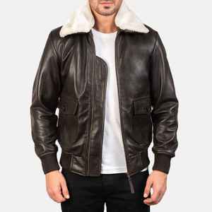 Vêtements pour hommes vente chaude veste en cuir nouvelle mode veste en cuir pour hommes veste en cuir coupe-vent du Pakistan - Product Image 6