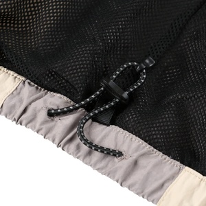 Custom Logo Men's Streetwear Windbreaker Jackets Mesh Lining Pattern Anorak Embroidery Breathable <b>Nylon</b> <b>Fabric</b> Stand XL - Product Image 4