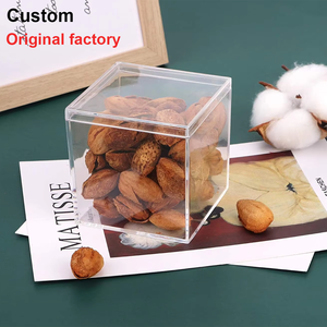 6.5*6.5/2.25x2.25 rõ ràng Acrylic thế giới bao gồm PS vuông Cube 65mm nắp hộp vuông 2.5 inch lưu trữ nhỏ với nắp hộp kẹo - Product Image 6