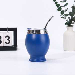 Taza de Mate Argentina de Acero Inoxidable de Doble Pared de 12oz, Vaso Térmico Portátil Moderno y Sencillo, Ideal para Regalo, ¡Venta Caliente! - Product Image 4