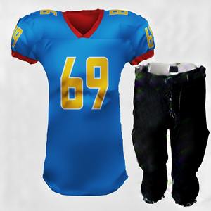 Uniforme de football américain à manches courtes personnalisable pour hommes Nouveau design avec service OEM Ensembles respirants pour la saison estivale - Product Image 4