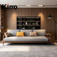 OEM ODM Sofa Luxus Wohnzimmer Kommerzielles Gästehaus Ferienwohnung Maßgefertigt Großbestellung Premium Direkt ab Werk Massivholz-Sofa