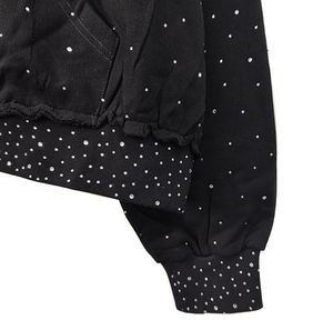 Manufacturer Custom Oversized Diamond Rhinestone <b>Hoodie</b> 100 Cotton Acid Wash Heavyweight Streetwear <b>Zip</b> <b>up</b> <b>Hoodie</b> Men - Product Image 4