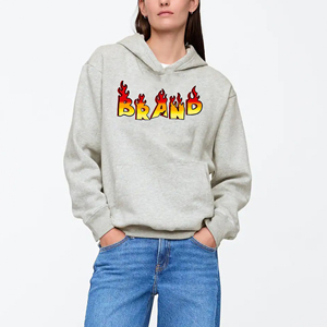 Sudaderas con capucha de alta calidad para mujer, jersey de gran tamaño en blanco de algodón 100%, sudadera para mujer, ropa de calle, sudaderas con capucha de hip hop a la moda para mujer - Product Image 1