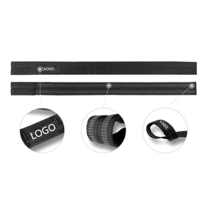 Sangles de poignet en cuir et polyester pour l'haltérophilie-Légères et non extensibles pour l'entraînement physique et la musculation - Product Image 4