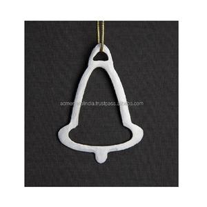 Perchas para árboles de Navidad en metal con forma de triángulo y diseños de Jingle perfectos para una elegante decoración del hogar y exhibición de vajilla - Product Image 6