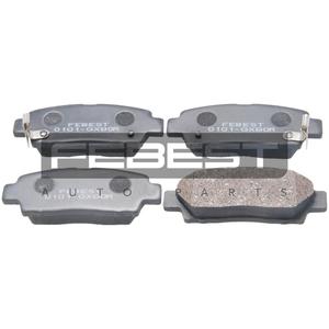 Pastiglie freno posteriori FEBEST (0101-GX90R) - Product Image 1