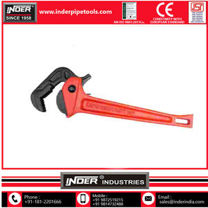 Inder robuste professionnel pour clé à tuyau Grip Outil à main réglable en acier allié confortable Travail pratique - Product Image 6