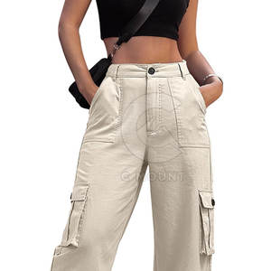 Pantalones holgados de servicio OEM de último diseño para mujer Pantalones holgados cómodos de calidad superior para mujer - Product Image 5