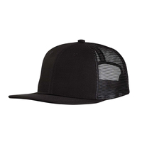 Gorra Trucker Deportiva Naranja Lisa al por Mayor, 100% Algodón, Parte Delantera Estructurada, Paneles Traseros de Malla, Cierre Ajustable Snapback, Ligeramente Precurvada