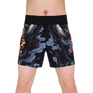 Short MMA de qualité supérieure Short de boxe à impression personnalisée Short d'entraînement MMA avec logo personnalisé professionnel - Product Image 4