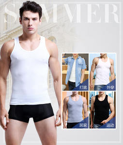 Camisetas de Tirantes Blancas, Grises y Negras de Algodón para Gimnasio, Entrenamiento Deportivo, Chaleco para Correr para Hombre, Camiseta sin Mangas para Fisicoculturismo - Product Image 3