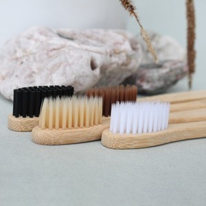 แปรงสีฟันไม้ไผ่สำหรับเด็กและผู้ใหญ่ ใช้ในบ้านและโรงแรม เป็นมิตรกับสิ่งแวดล้อม ผลิตจากวัสดุย่อยสลายได้ รับผลิตแบบ OEM - Product Image 6