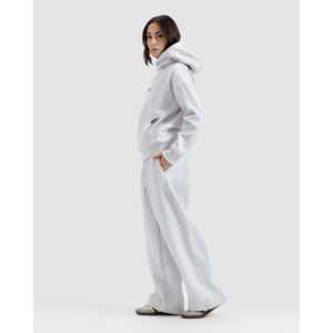 Sweat à capuche essentiel 100 % coton, en molleton épais, avec broderie 3D et impression sérigraphiée, coupe courte - Product Image 5