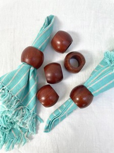 Rond de serviette moderne, élégant, classique, unique, manguier fantaisie, anneaux de serviette de mariage vintage personnalisés, vente en gros - Product Image 3