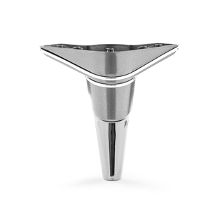 Ipek Ayak 19cm moderno plata plástico muebles pierna cromo tiras tapa para apartamento sala de estar comedor silla sofá armario café - Product Image 1